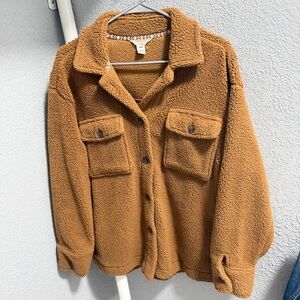 Weatherproof Vintage Cozy Tan Sherpa Jacket